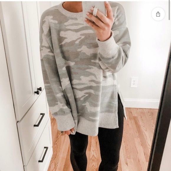 Matching American Eagle Camo Sweatshirt and Sweatpants - Picture 2 of 12